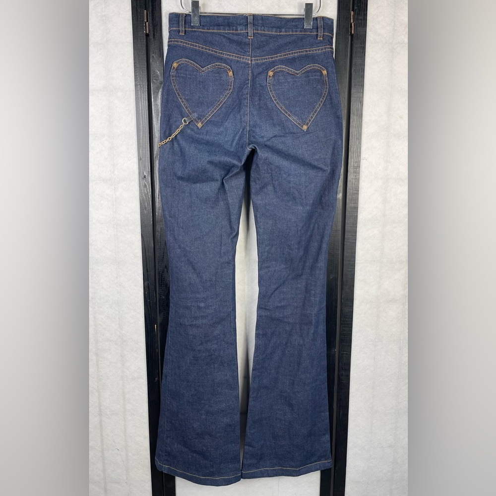 Rena Lange Gold Chain jeans with beautiful Accent